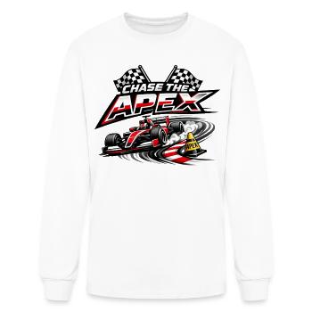 Chase the Apex Racing Graphic - Men's Long Sleeve T-Shirt - white - Front