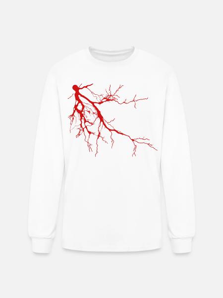 Thunderbolt - Men's Long Sleeve T-Shirt - white