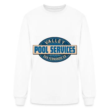 Jamie Foxx Valley Pool Services San Fernando CA - Men's Long Sleeve T-Shirt - white - Front