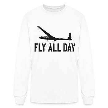 Glider Pilot Saying Gift - Men's Long Sleeve T-Shirt - white - Front