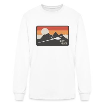 Glider Pilot Gliding Soaring Plane Retro - Men's Long Sleeve T-Shirt - white - Front