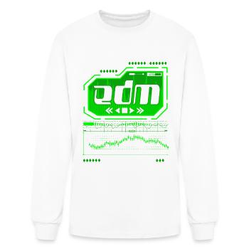 EDM Trance Electronic Dance Music Rave - Men's Long Sleeve T-Shirt - white - Front