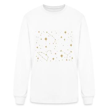 Constellations Astronomy - Men's Long Sleeve T-Shirt - white - Front