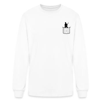 Bass Guitar Player Musician - Funny Guitar Player - Men's Long Sleeve T-Shirt - white - Front