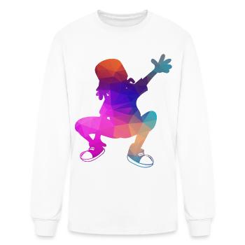 Hip Hop Breakdance Street Dance Dancers Music - Men's Long Sleeve T-Shirt - white - Front