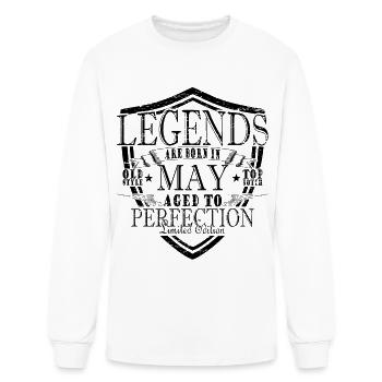Legends May - Men's Long Sleeve T-Shirt - white - Front
