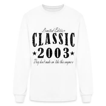 2003 - Gift born 2003 - Men's Long Sleeve T-Shirt - white - Front