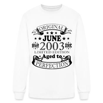Birthday June 2003. gift June 2003 June 2003 - Men's Long Sleeve T-Shirt - white - Front