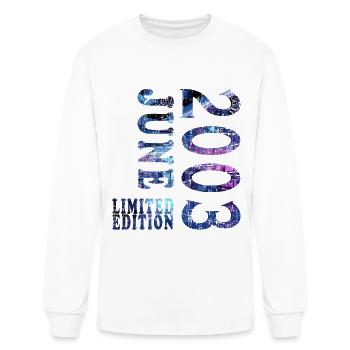 2003 June 2003 Anniversary June 2003 June - Men's Long Sleeve T-Shirt - white - Front