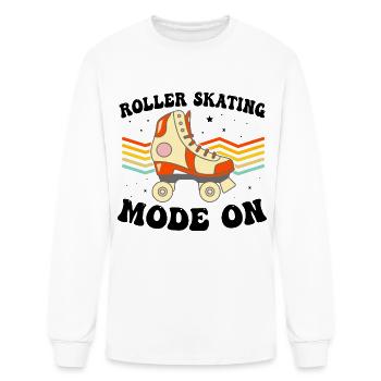 Roller Skating Mode On - Roller Skates Roller Skat - Men's Long Sleeve T-Shirt - white - Front