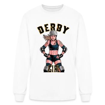 Roller Skates Roller Derby Roller Skating - Men's Long Sleeve T-Shirt - white - Front