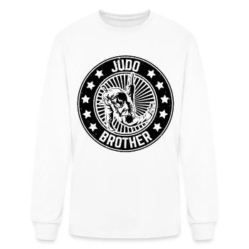 Judo Brother Judo Fighter - Men's Long Sleeve T-Shirt - white - Front