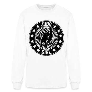 Judo Girl Judo Fighter - Men's Long Sleeve T-Shirt - white - Front