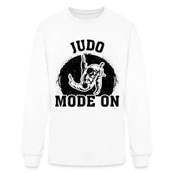 Judo Mode On Funny Judo - Men's Long Sleeve T-Shirt - white - Front