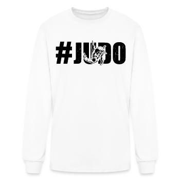 #Judo Judo Lover Judo Fighter Judo Martial Arts - Men's Long Sleeve T-Shirt - white - Front