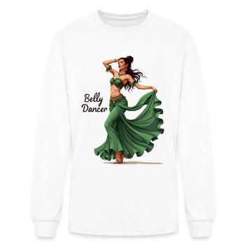 Belly Dancing Belly Dancer Belly Dance Classes - Men's Long Sleeve T-Shirt - white - Front