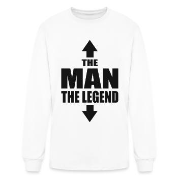 The Man The Legend Spring Break Macho Casanova - Men's Long Sleeve T-Shirt - white - Front