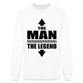 The Man The Legend Spring Break Macho Casanova - Men's Long Sleeve T-Shirt - white - Front