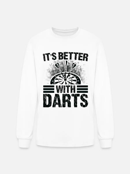 Darts Dart Player - Men's Long Sleeve T-Shirt - white