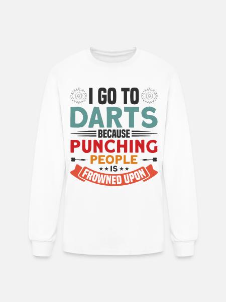 Darts Dart Player - Men's Long Sleeve T-Shirt - white