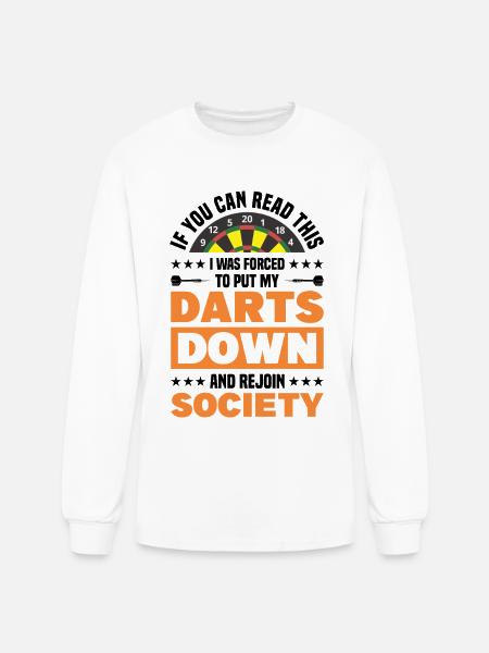 Darts Dart Player - Men's Long Sleeve T-Shirt - white