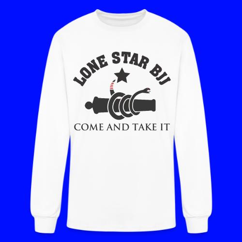 Lone Star BJJ - Come and Take It - Black and Red - Men's Long Sleeve T-Shirt