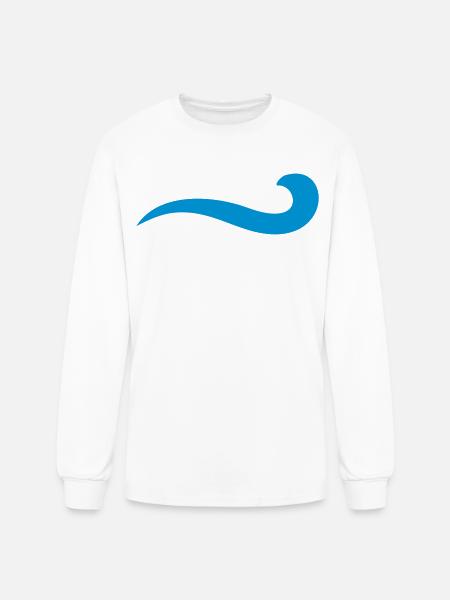 water - Men's Long Sleeve T-Shirt - white