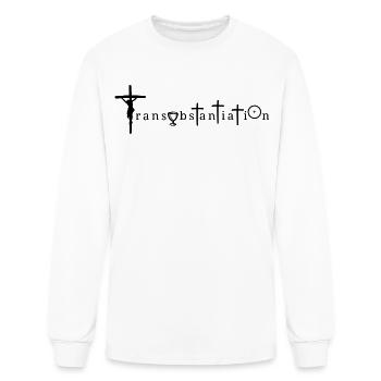Transubstantiation – Eucharist & Holy Communion Ty - Men's Long Sleeve T-Shirt - white - Front