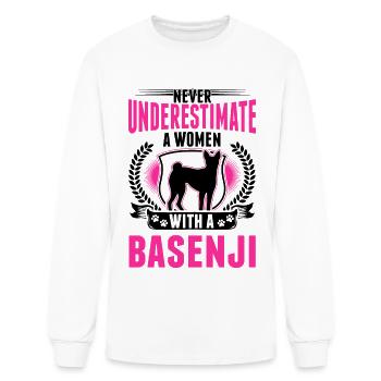 Basenji Owner - Men's Long Sleeve T-Shirt - white - Front