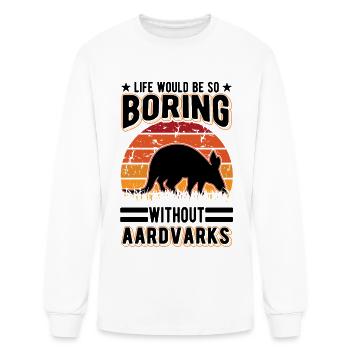 Aardvark Gift - Men's Long Sleeve T-Shirt - white - Front