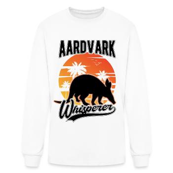 Aardvark Whisperer - Men's Long Sleeve T-Shirt - white - Front