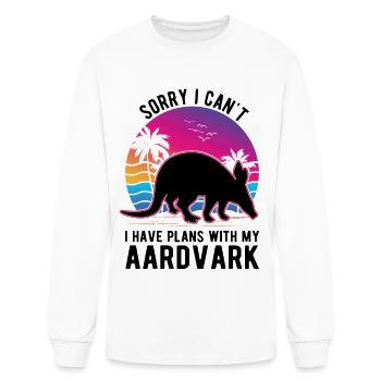 Aardvark Gift - Men's Long Sleeve T-Shirt - white - Front