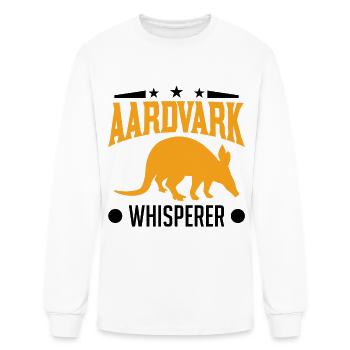 Aardvark Whisperer - Men's Long Sleeve T-Shirt - white - Front