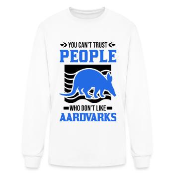 Aardvark Gift - Men's Long Sleeve T-Shirt - white - Front