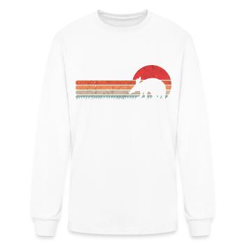 Aardvark Retro Aardvark Vintage - Men's Long Sleeve T-Shirt - white - Front