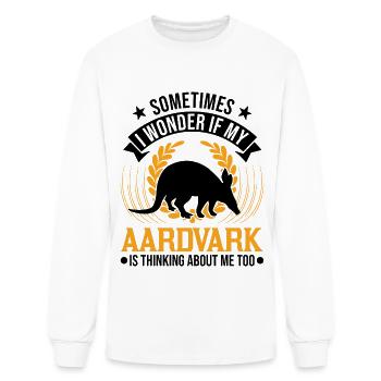 Aardvark Gift - Men's Long Sleeve T-Shirt - white - Front