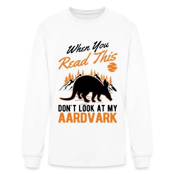 Aardvark Gift - Men's Long Sleeve T-Shirt - white - Front