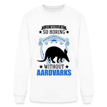 Aardvark Gift - Men's Long Sleeve T-Shirt - white - Front