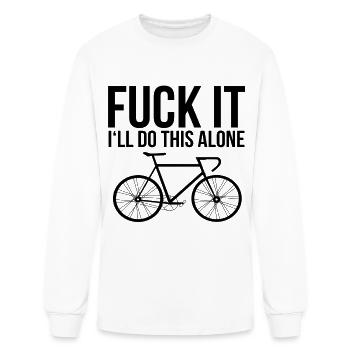 Bicycling - Men's Long Sleeve T-Shirt - white - Front
