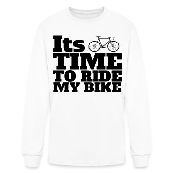 Bicycle - Men's Long Sleeve T-Shirt - white - Front