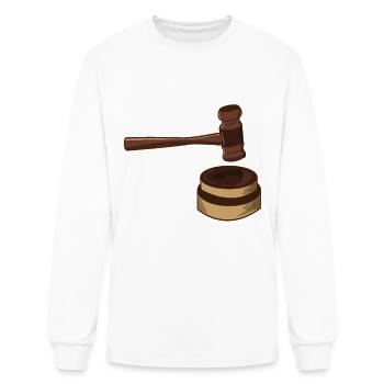 Judge - Men's Long Sleeve T-Shirt - white - Front