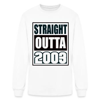 Straight Outta 2003 Birthday 2003 Born 2003 - Men's Long Sleeve T-Shirt - white - Front