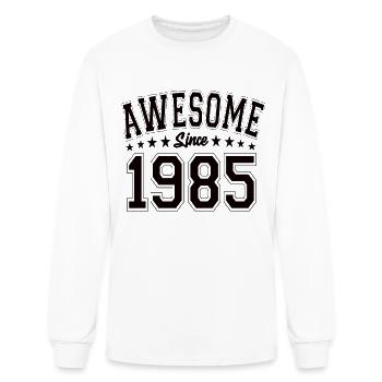 Awesome Since 1985 Birthday 1985 Vintage 1985 - Men's Long Sleeve T-Shirt - white - Front