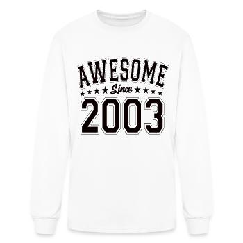 Awesome Since 2003 Birthday 2003 Vintage 2003 - Men's Long Sleeve T-Shirt - white - Front