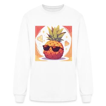 Pineapple Of Pineapple Fruit Fruit - Men's Long Sleeve T-Shirt - white - Front
