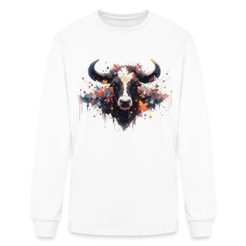 Kuhkkopf Kühne Agriculture Kälbchen - Men's Long Sleeve T-Shirt - white - Front