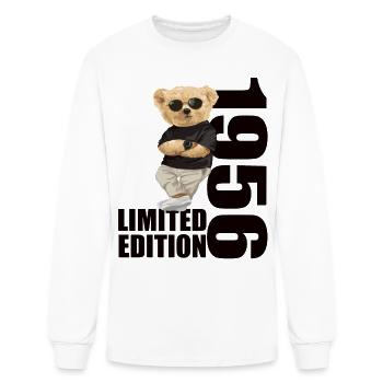 Limited Edition 1956 Bär Bären Birthday 1956 - Men's Long Sleeve T-Shirt - white - Front