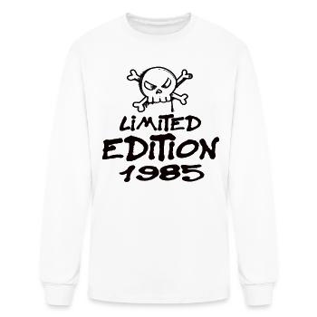 Limited Edition 1985 Birthday 1985 Born - Men's Long Sleeve T-Shirt - white - Front