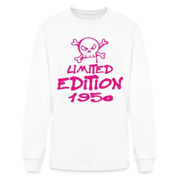 Limited Edition 1950 Birthday 1950 Born - Men's Long Sleeve T-Shirt - white - Front