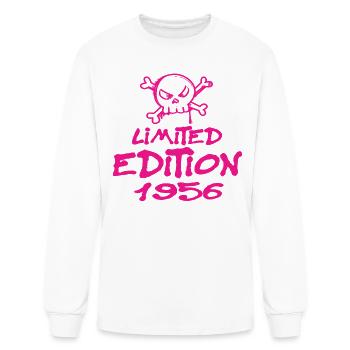 Limited Edition 1956 Birthday 1956 Born - Men's Long Sleeve T-Shirt - white - Front